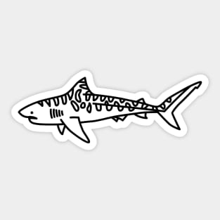 Tiger Shark Sticker